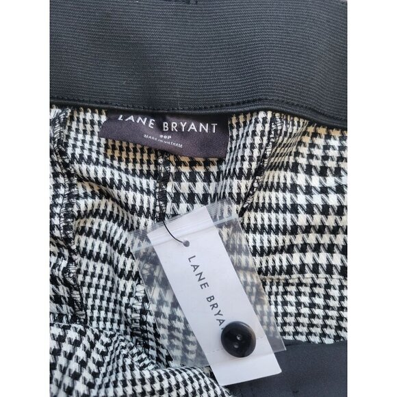 NWT Lane Bryant Perfect Drape Straight Leg Pant Size 28 Petite Mid Rise Preppy - Picture 4 of 13